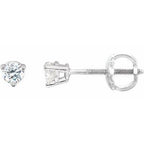 Sterling Silver 1/5 CTW Natural Diamond Earrings