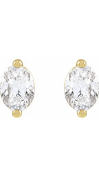14K Yellow 1/2 CTW Natural Diamond Stud Earrings
