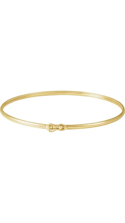 14K Yellow 1.8 mm Bangle Bracelet