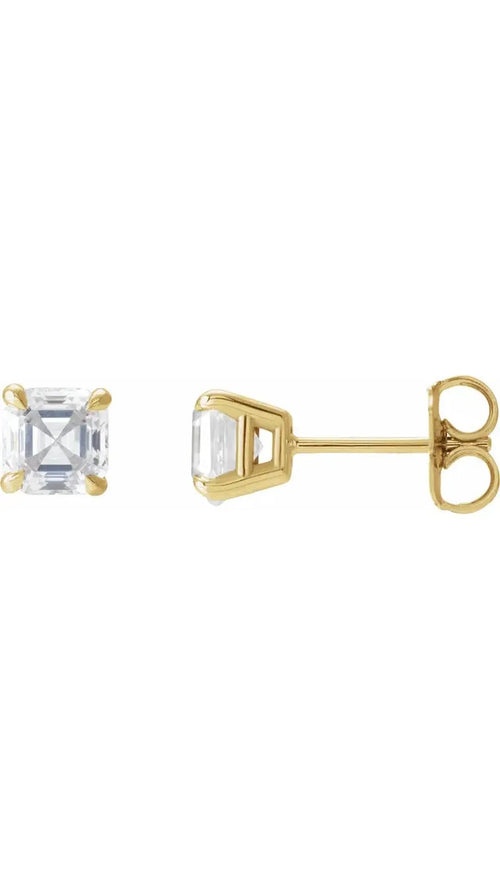 14K Yellow 1/2 CTW Natural Diamond Earrings