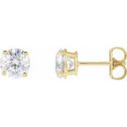 14K Yellow 1 1/2 CTW Natural Diamond Stud Earrings