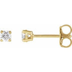 14K Yellow 1/3 CTW Natural Diamond Stud Earrings
