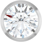 14K White 3/4 CT Lab-Grown Diamond Slide Pendant