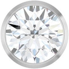 14K White 1 CT Lab-Grown Diamond Slide Pendant