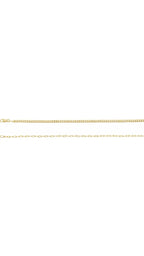 14K Yellow 2.7 mm Curb & Paperclip-Style 18" Chain