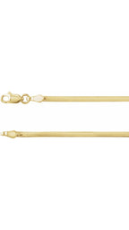 14K Yellow 1.95 mm Snake 18" Chain