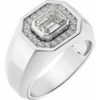 14K White 1 1/4 CTW Lab-Grown Diamond Band
