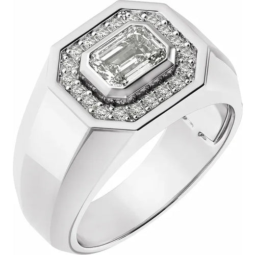 14K White 1 1/4 CTW Lab-Grown Diamond Band