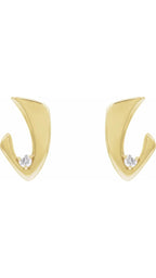 14K Yellow 1/5 CTW Natural Diamond Earrings