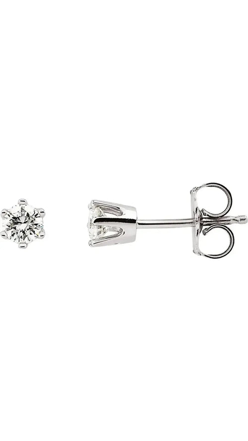 14K White 1/3 CTW Natural Diamond Stud Earrings