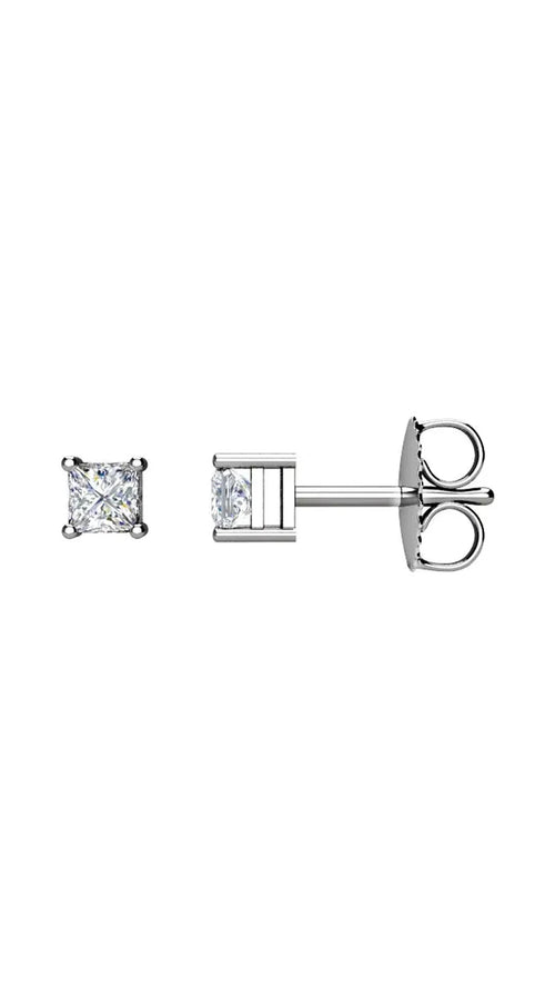14K White 1/3 CTW Natural Diamond Stud Earrings