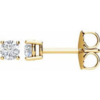 14K Yellow 1/4 CTW Natural Diamond Stud Earrings