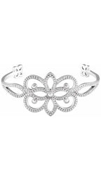 Sterling Silver Granulated Cuff Bracelet