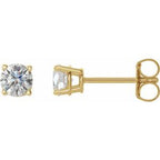 14K Yellow 1/2 CTW Natural Diamond Stud Earrings