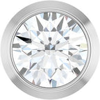 14K White 1/6 CT Lab-Grown Diamond Slide Pendant