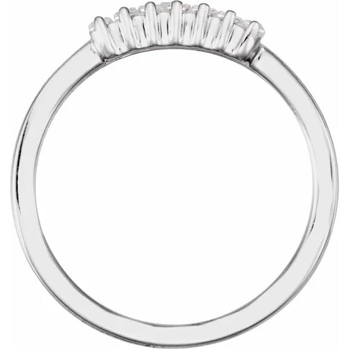14K White 1/3 CTW Lab-Grown Diamond Ring