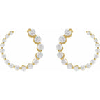 14K Yellow 7/8 CTW Lab-Grown Diamond Front-Back Earrings