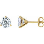 14K Yellow 2 1/2 CTW Lab-Grown Diamond Stud Earrings