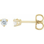 14K Yellow 1/5 CTW Natural Diamond Earrings
