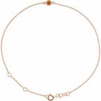14K Rose Natural Citrine 6 1/2-7 1/2" Bracelet