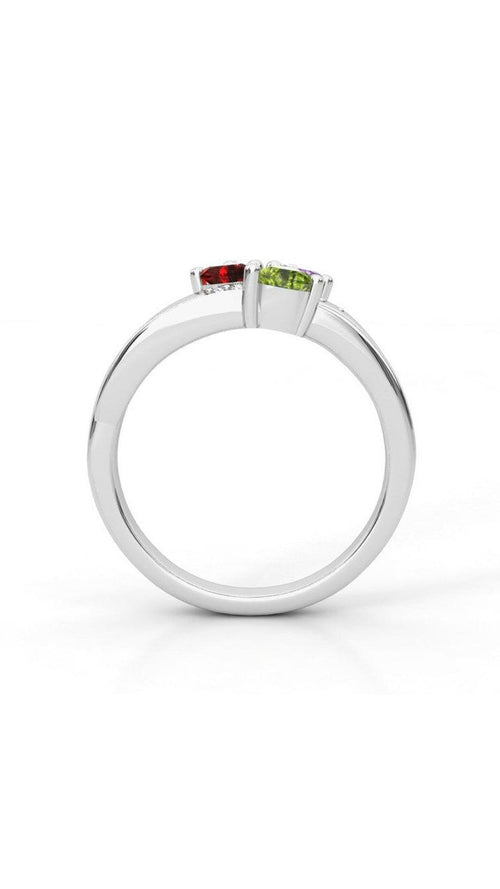 Family Ring 14kt White gold