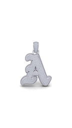 Silver Initial Pendant with Necklace