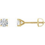 14K Yellow 3/4 CTW Natural Diamond Cocktail-Style Earrings