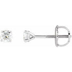 14K White 1/4 CTW Natural Diamond Cocktail-Style Earrings