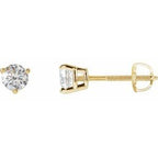 14K Yellow 1/2 CTW Lab-Grown Diamond Earrings