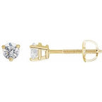 14K Yellow 1/3 CTW Natural Diamond Earrings