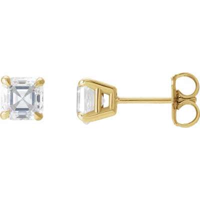 14K Yellow 1/2 CTW Natural Diamond Earrings