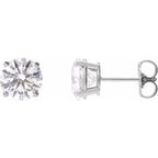 14K White 3 CTW Lab-Grown Diamond Stud Earrings