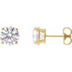 14K Yellow 2 1/2 CTW Lab-Grown Diamond Stud Earrings
