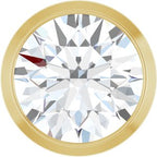 14K Yellow 3/4 CT Lab-Grown Diamond Slide Pendant