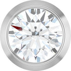 14K White 1/4 CT Natural Diamond Slide Pendant