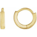 14K Yellow Hinged 8 mm Hoop Earring