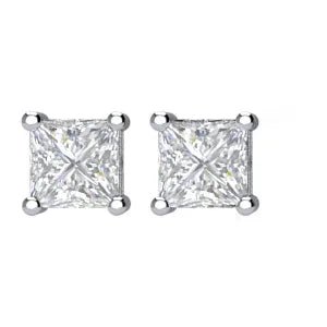 14K White 1/3 CTW Natural Diamond Earrings