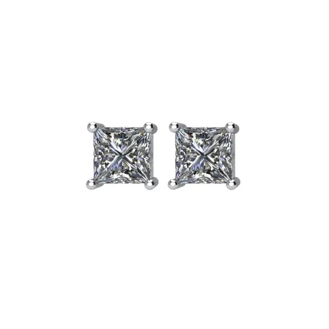 14K White 1/3 CTW Natural Diamond Stud Earrings