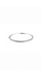 14K White Gold 1 CTW Natural Diamond Pavé  Bracelet