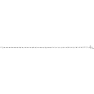 14K White 2 1/4 CTW Natural Diamond Line Bracelet
