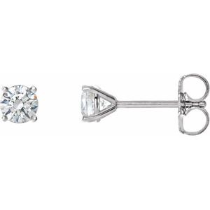 Platinum 3/4 CTW Natural Diamond Cocktail-Style Earrings