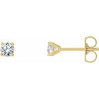 14K Yellow 1/5 CTW Natural Diamond Cocktail-Style Earrings