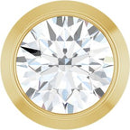 14K Yellow 1/6 CT Natural Diamond Slide Pendant