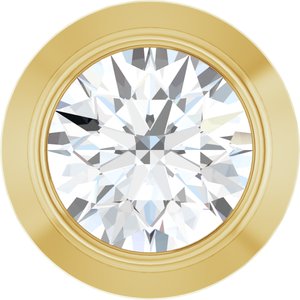14K Yellow .06 CT Natural Diamond Slide Pendant