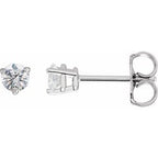 14K White 1/3 CTW Natural Diamond Earrings