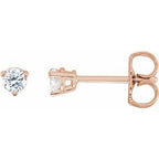 14K Rose 1/5 CTW Natural Diamond Earrings