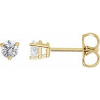 14K Yellow 1/3 CTW Natural Diamond Earrings