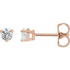 14K Rose 1/3 CTW Natural Diamond Earrings