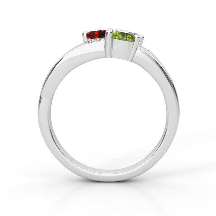 Family Ring 14kt White gold