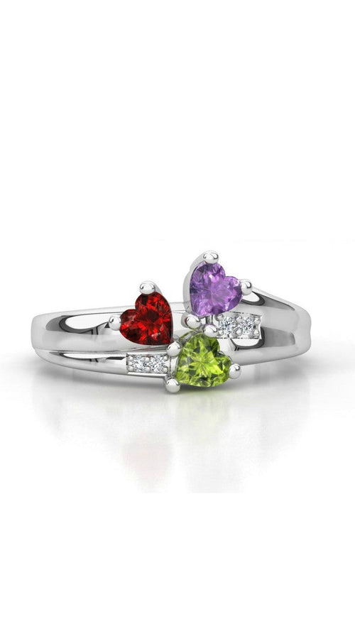 Family Ring 14kt White gold